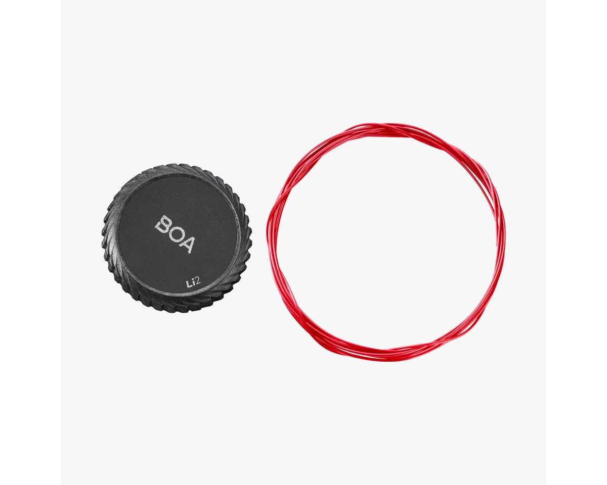 Shimano BOA Li2 Repair Kit (Black Dial w/ Red Cable) (Right) (Fits SH-RC902 S-PHYRE Road Shoes)